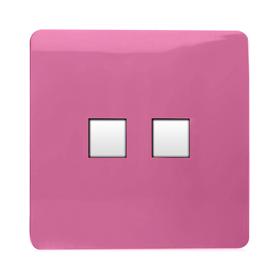 ART-TLP+PCPK  Telephone & PC Ethernet Pink